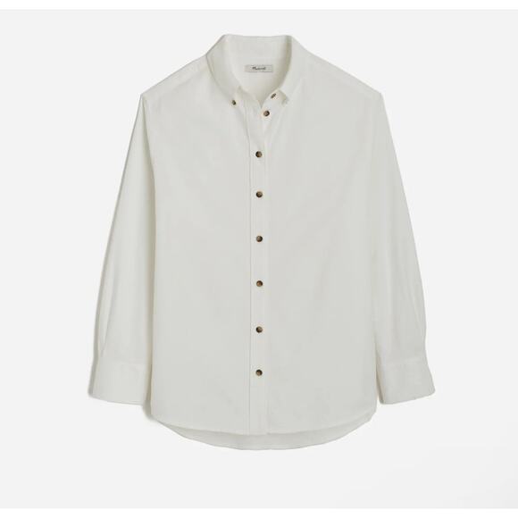 Madewell Tops - Madewell Oversized Button-Up Shirt in Oxford White Medium